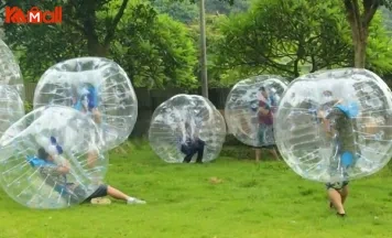 get happiness from a zorb ball